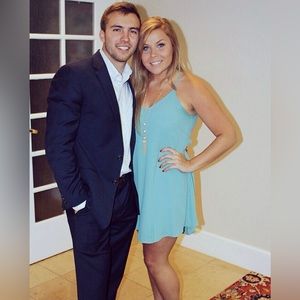 Seafoam Green A-Line Dress